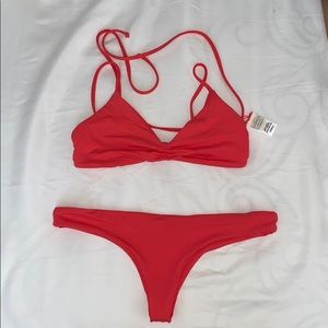 Lspace bikini small top-medium bottom